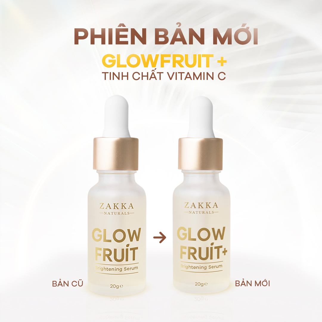 Serum (Tinh Chất) Vitamin C Zakka Naturals GlowFruit+ Brightening 20g