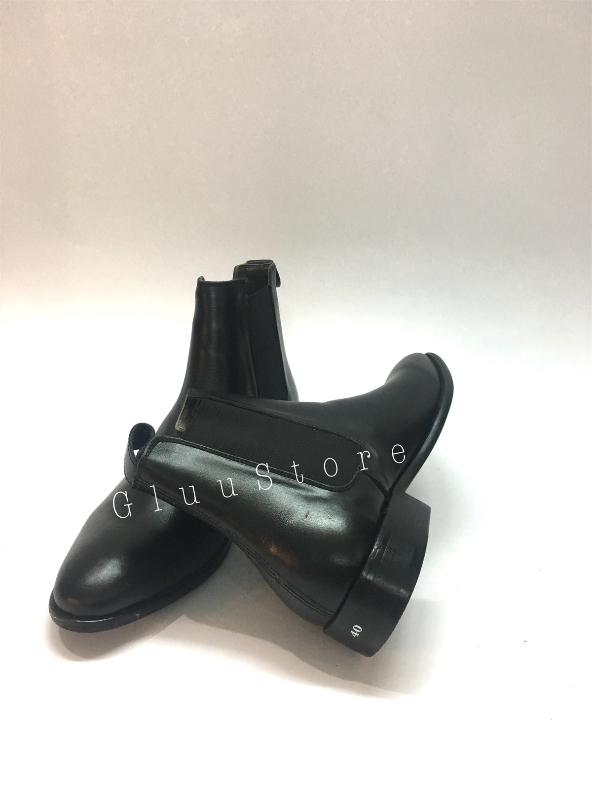 Giày da nam Chelsea Boots da bò thật Đế Phíp Gỗ Plus 2020