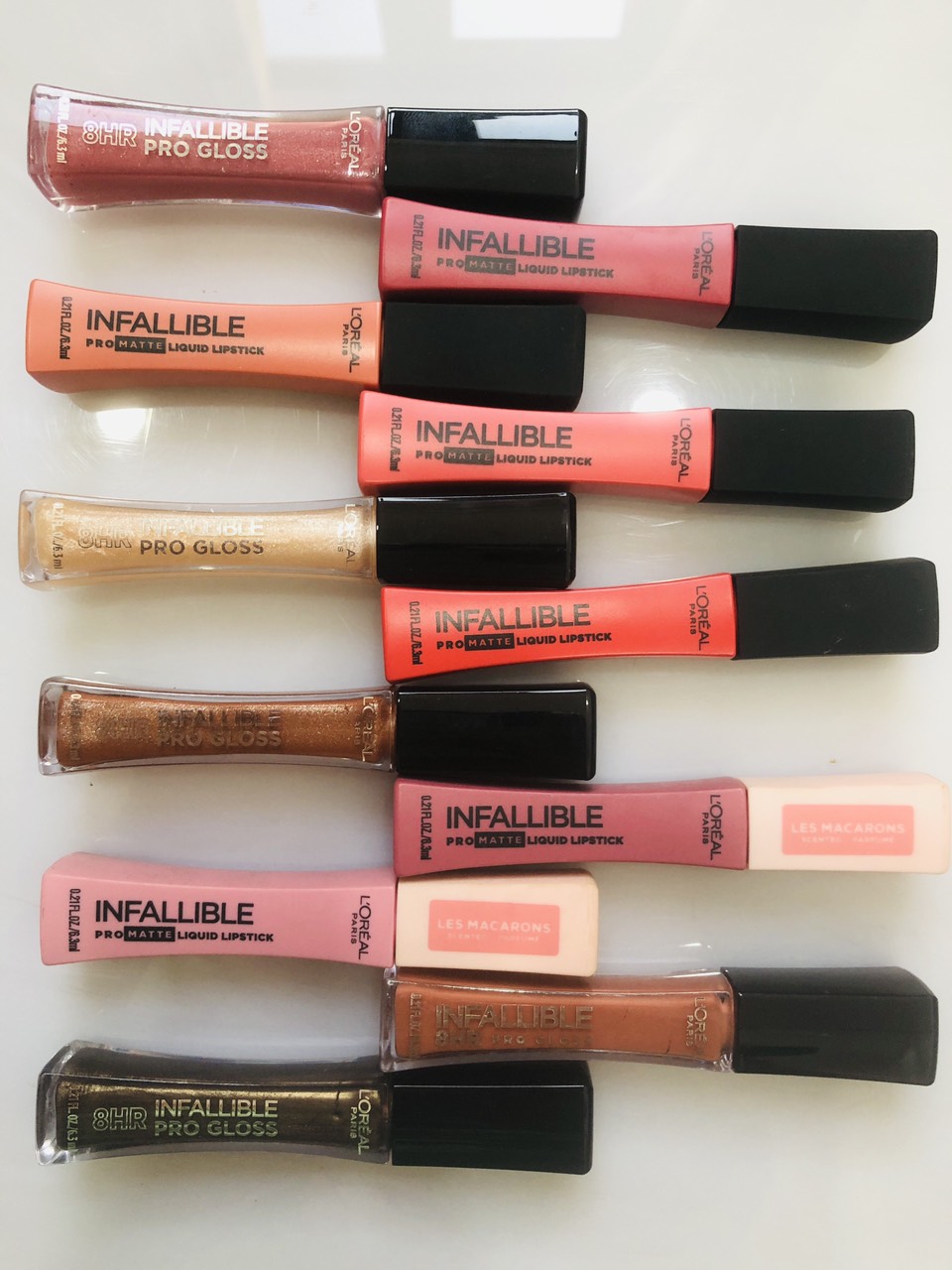 [ Hàng USA] Son Kem Lì L'Oreal Infallible Lip Pro Matte Gloss 6.3ml