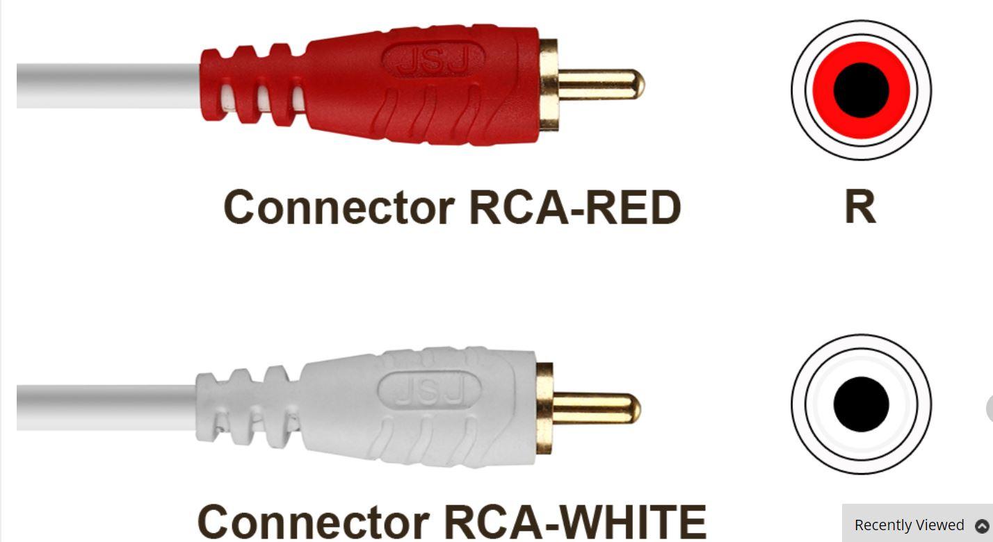 [HCM]Cáp loa AV 4 đầu bông sen dài 5M cao cấp JSJ (AV 4 ĐẦU)