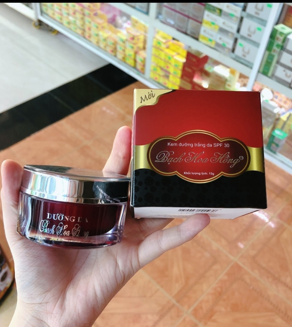 [ Cam Kết Chính Hãng ]Kem Bach Hoa Hong 15g Mẫu Mới