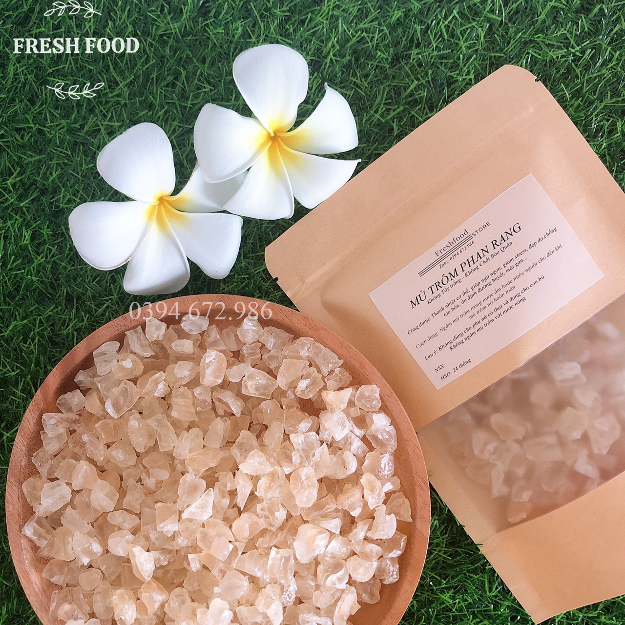 Mủ Trôm Phan Rang Nguyên Chất Loại Hạt Lựu