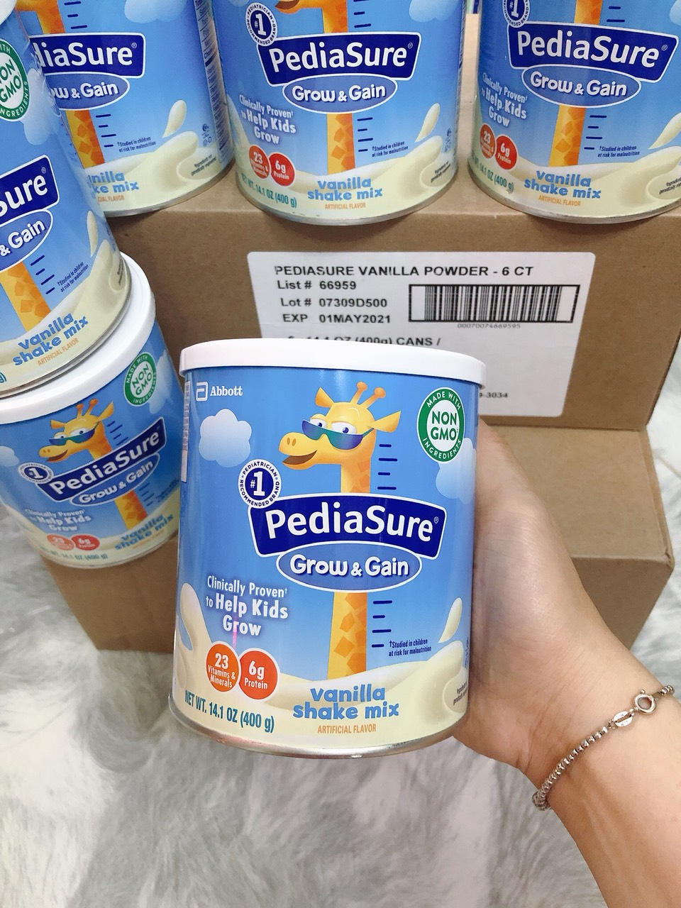 SỮA PediaSure Nhập Mỹ 400g - Giúp bé phát triển toàn diện, tăng chiều cao và trí não - Mẫu mới