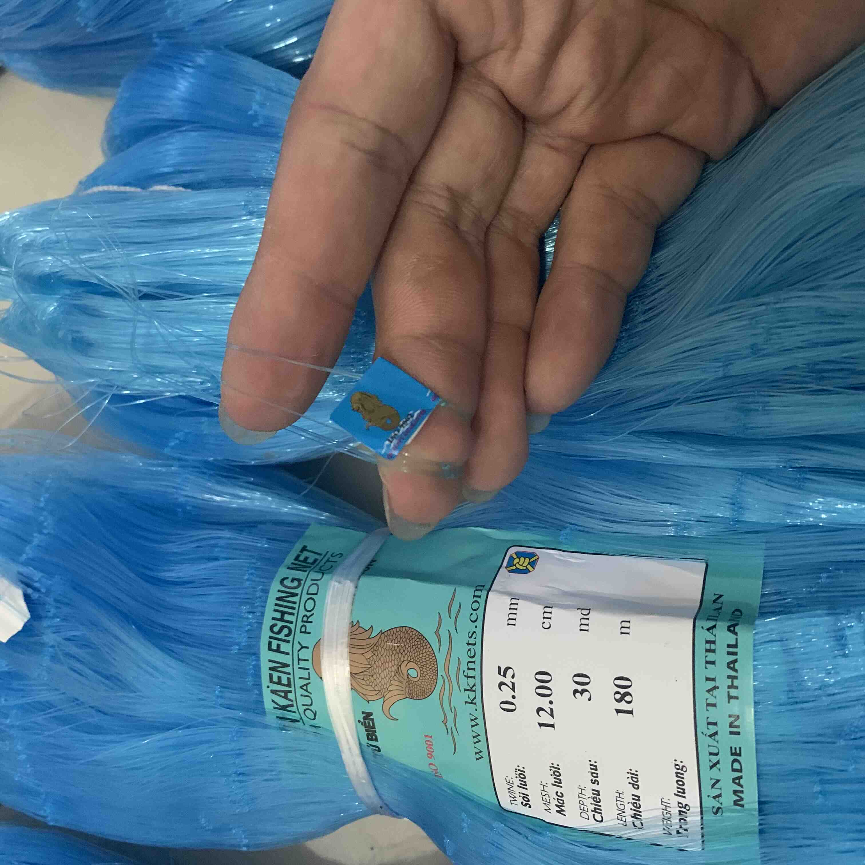 Ruột lưới đánh cá thái lan - lưới đánh cá sịn 30 mắt cước 25
