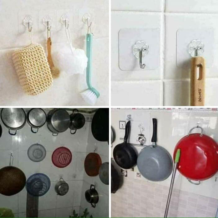 Combo 10 Móc Dán Tường Siêu Dính