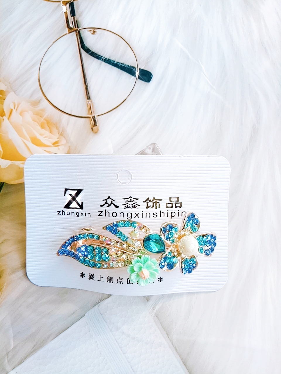 [HCM]Kẹp tóc đính đá lấp lánh(kẹp nửa tóc)
