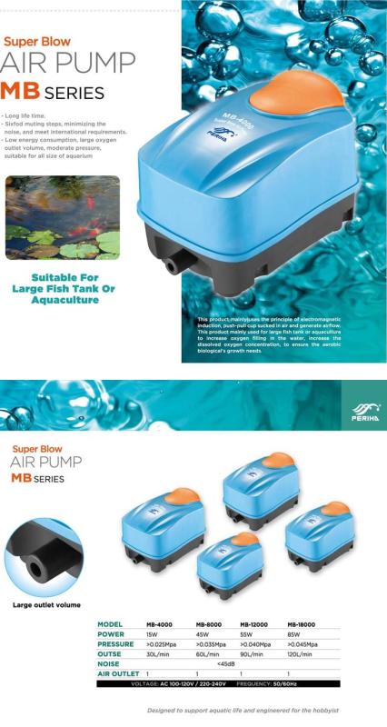 Máy sủi khí Periha MB-8000-Kỳ Anh