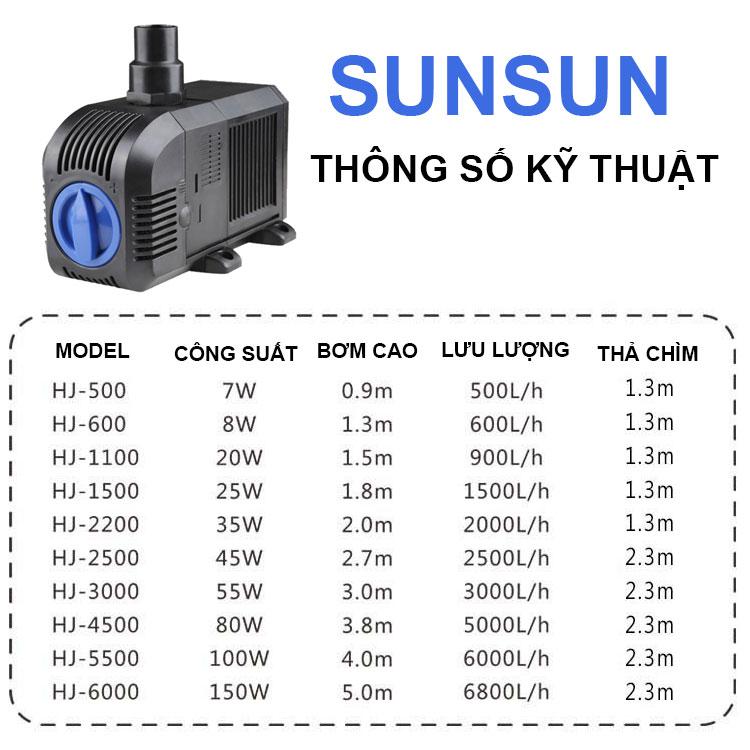 Máy bơm nước chìm 220V HJ-4500 5000L