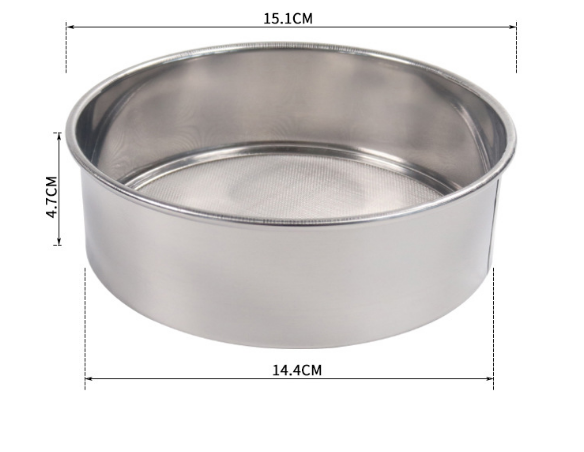 DỤNG CỤ RAY BỘT SIÊU MỊN BẰNG INOX 15CM