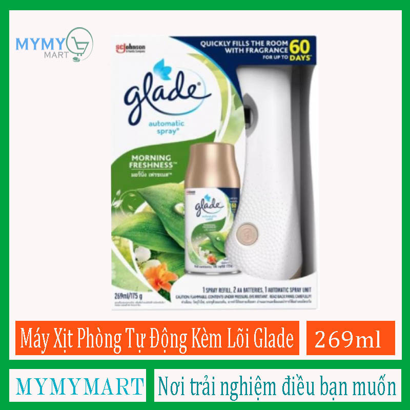 Máy Xịt Phòng Tự Động Glade (Máy+ Lõi 269ml)- Hương Sớm Mai