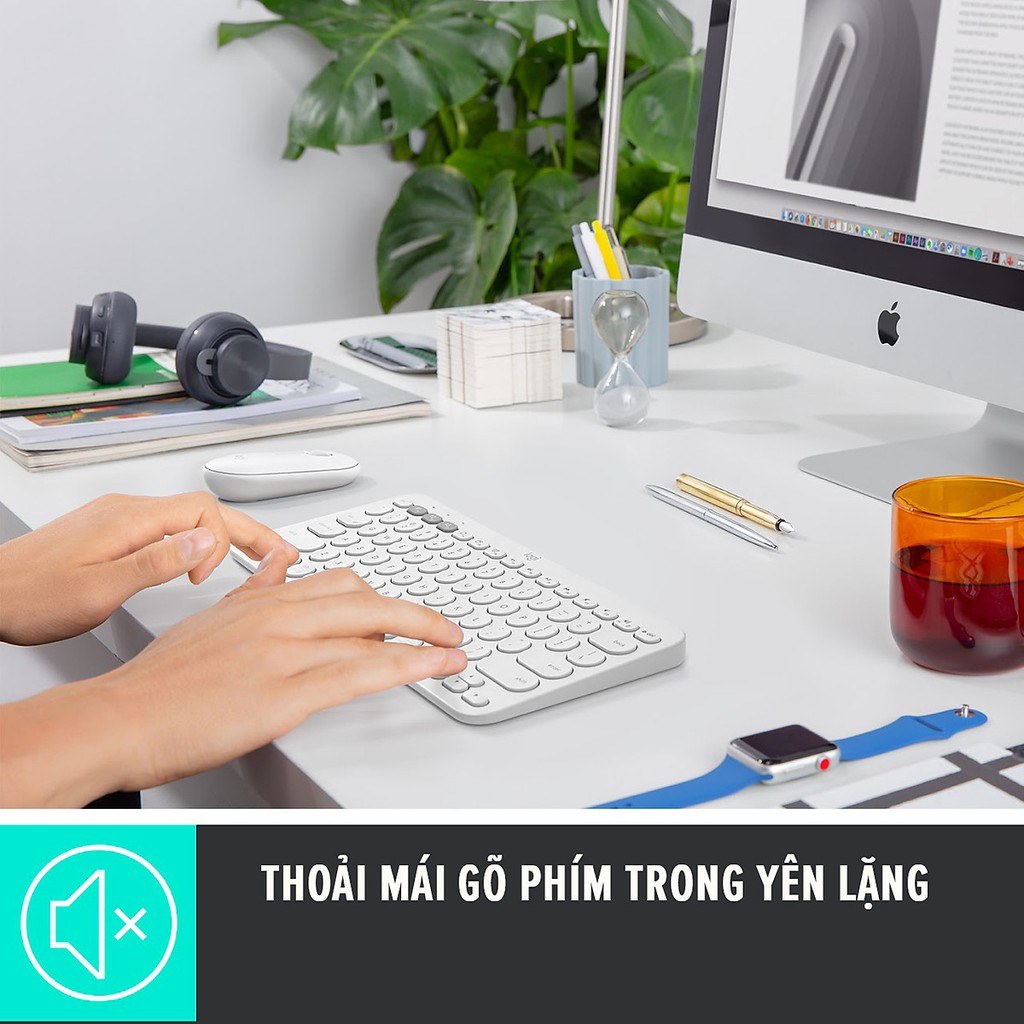 Bàn Phím Bluetooth Logitech K380 - Hàng Chính Hãng