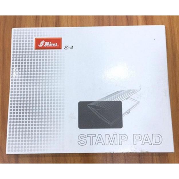[HCM]Khay chấm mực Shiny Stamp Pad S-4 128mm x 178mm