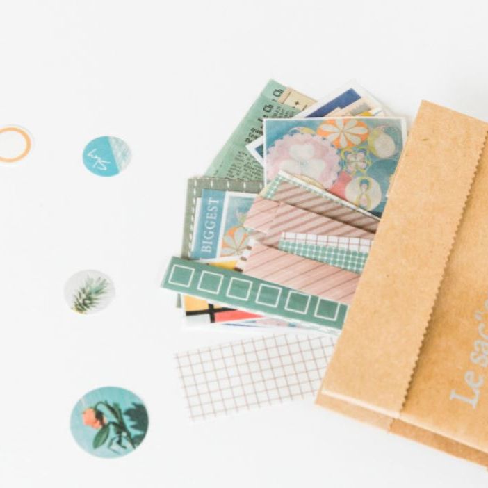 [HCM]Bộ 40 sticker hình dán Pocket Tapes | BSB029