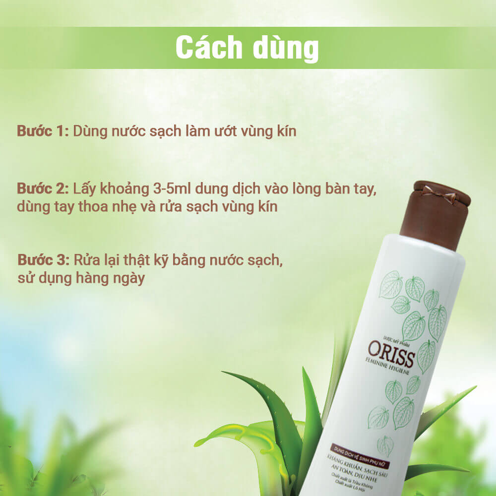 DUNG DỊCH VỆ SINH ORISS 150ML