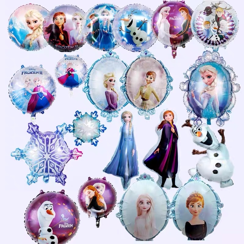 Snow flozen princess ball set combo, birthday decoration