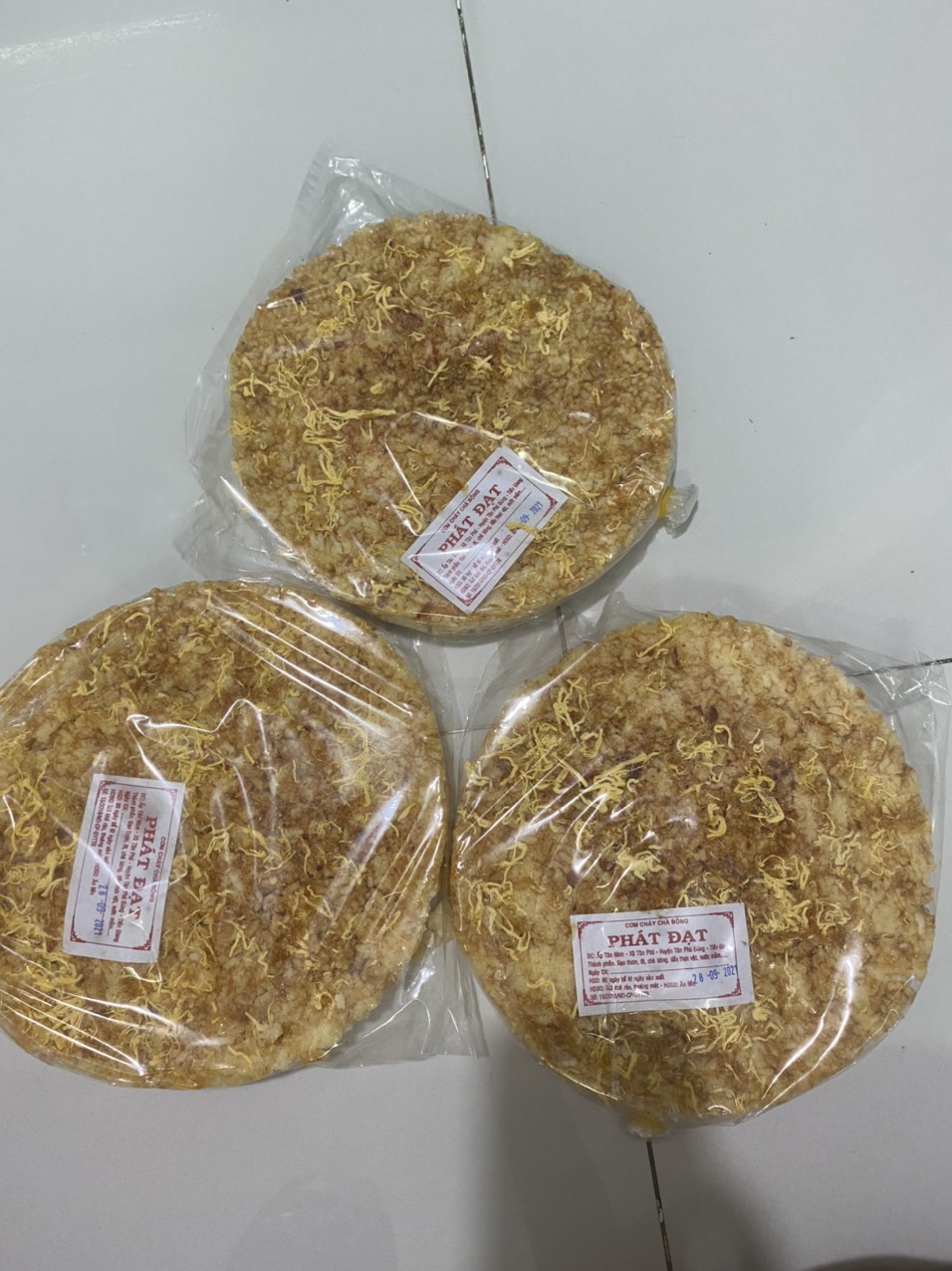 Cơm cháy chà bông - combo 5 bịch 1kg