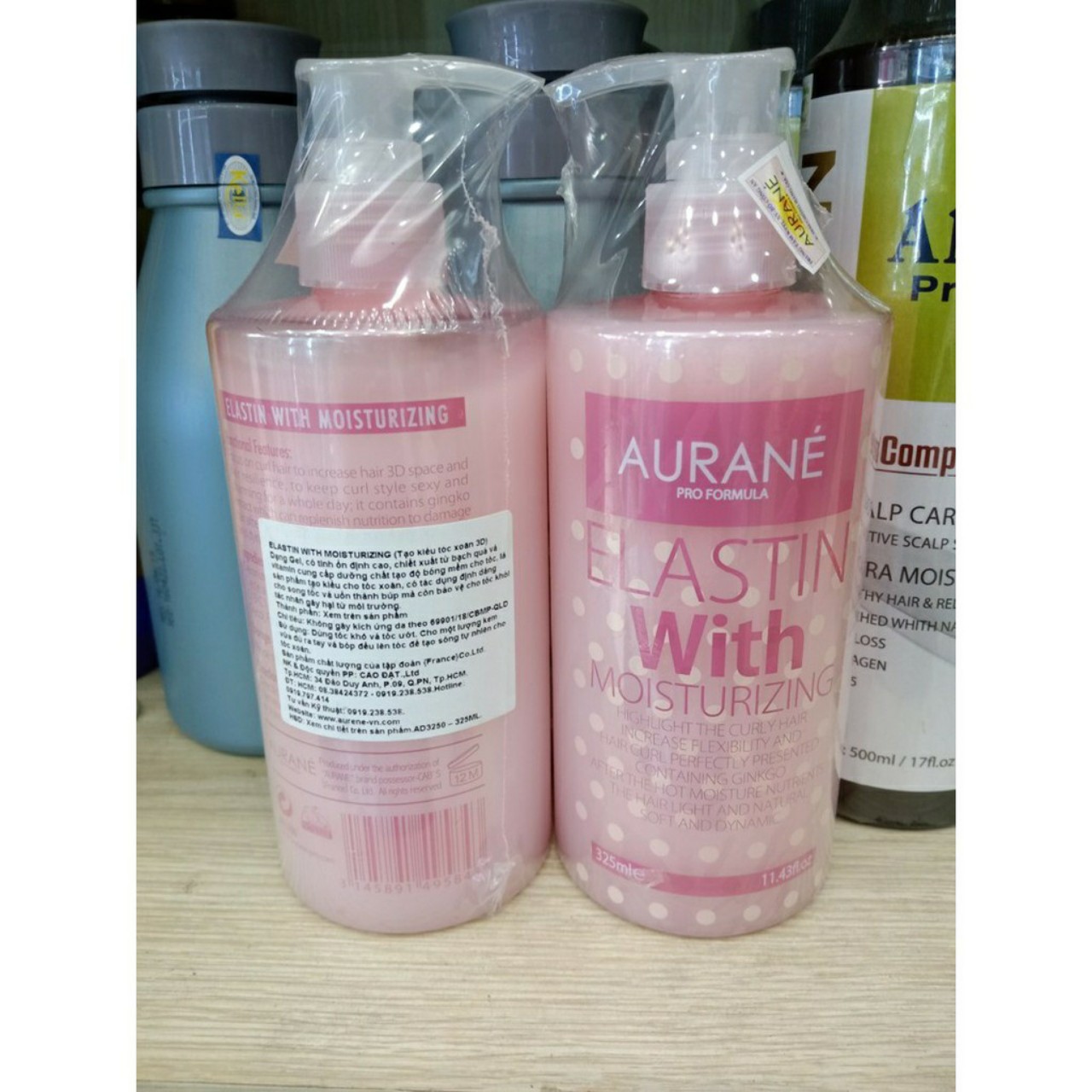 Gel Tạo Kiểu Tóc Xoăn 3D Aurane (Moistruizing Curl Elastin)