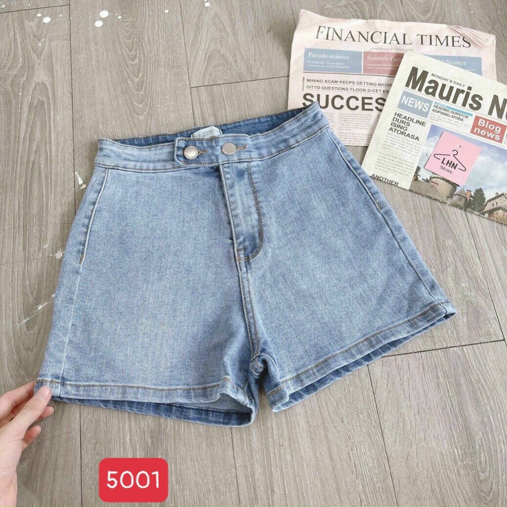 Quần short jean nữ, quần đùi nữ cao cấp, chất liệu cotton jean xịn, phong cách trẻ trung và nữ tính thời trang Kingshopps SN18