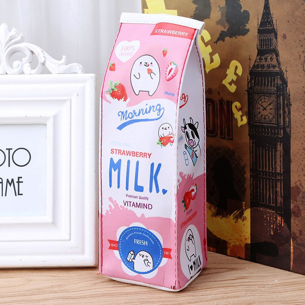 Bóp viết hộp sữa