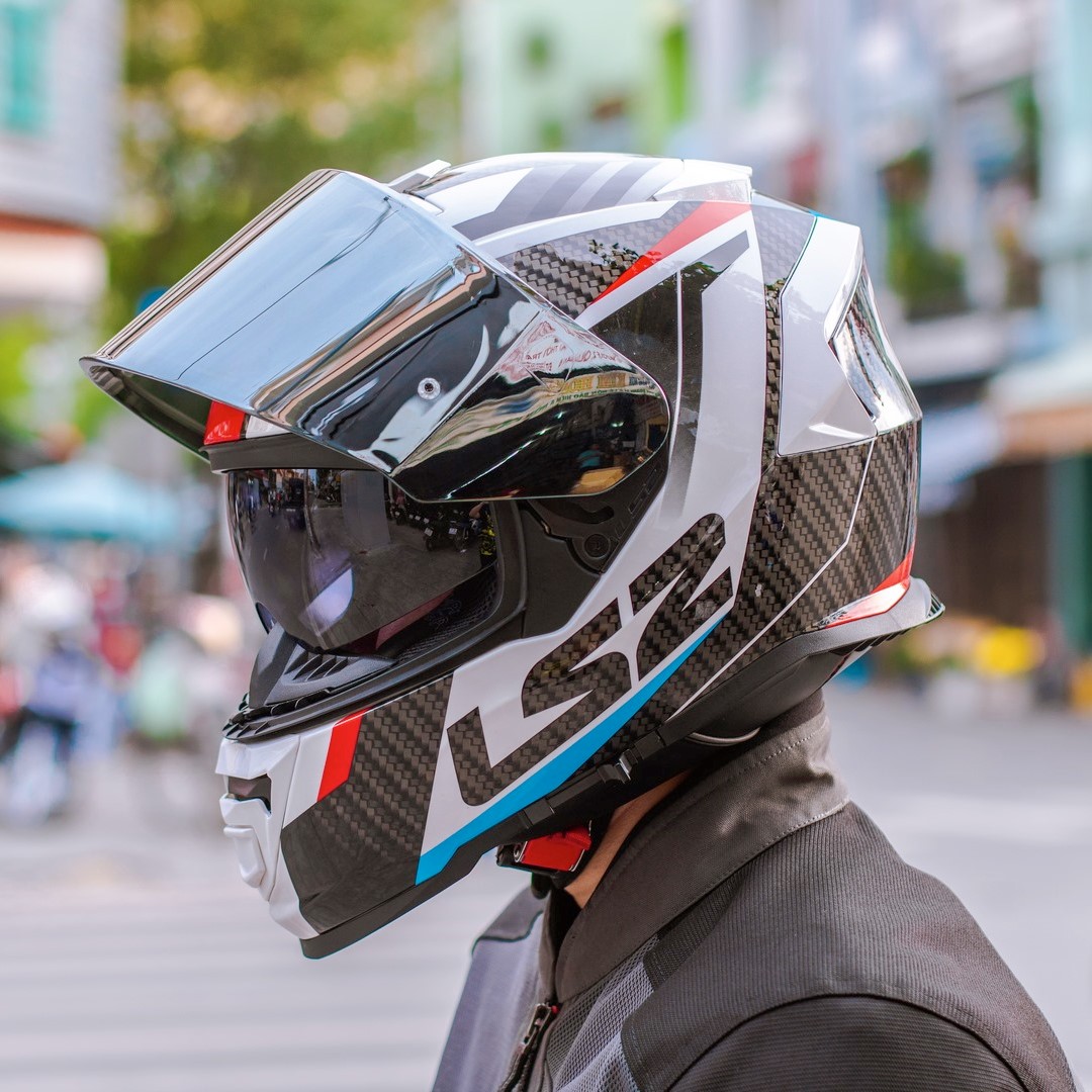 [TẶNG PINLOCK] Mũ Bảo Hiểm Fullface LS2 FF800 STORM RACER – 2 Kính