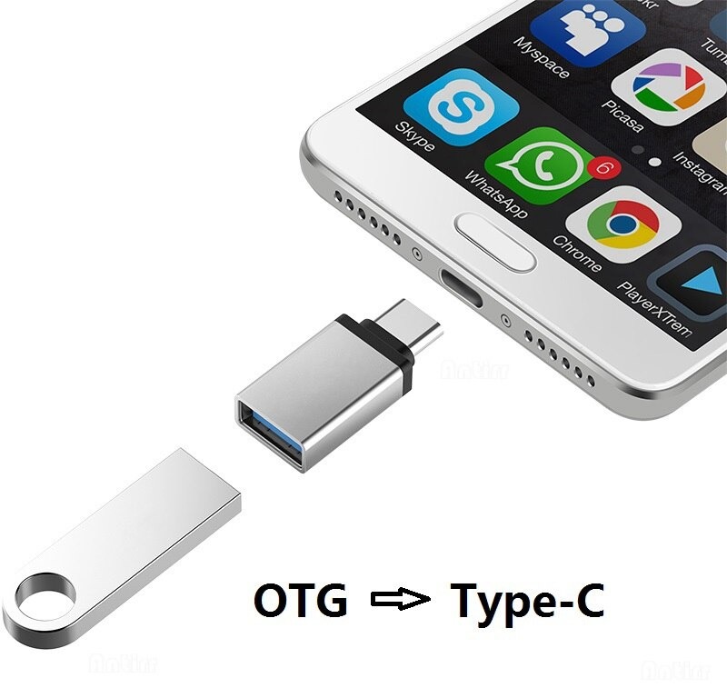 OTG Chuyển Đổi Type C Sang USB 3.0 kết nối ngoại vi chuột bàn phím sạc pin đọc truyền dữ liệu cho máy Macbok Samsun Xiaom Oppo Android