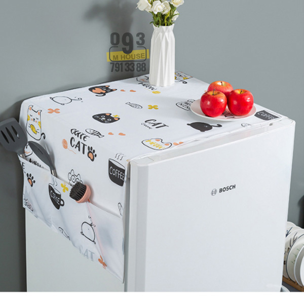 Microwave Oven Dust Cover,Refrigerator Cover,Plastic WaterProof OilProof Dustproof Storage Bags