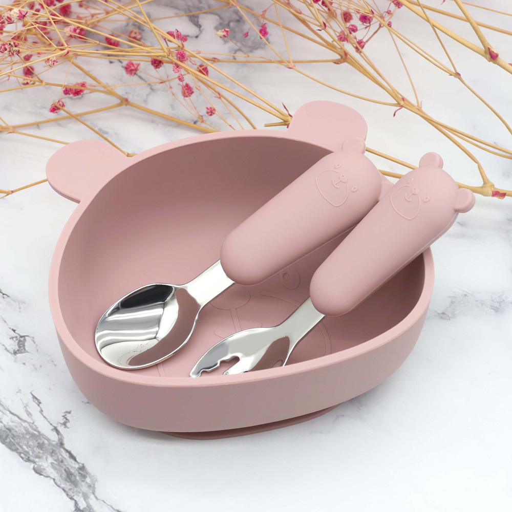Bát ăn dặm cho bé silicon chống đổ cho bé ăn dặm