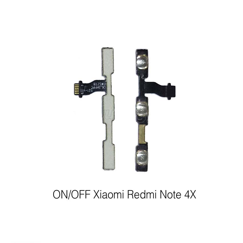 Dây cáp nguồn - on/off + âm lượng - volum xiaomi redmi note 4x zin
