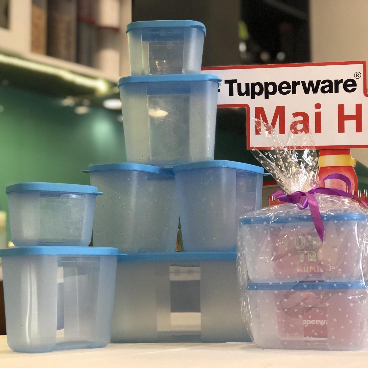 Bộ 7 hộp trữ đông tupperware