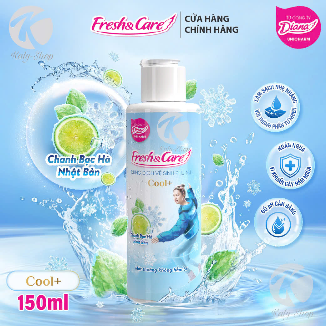 Dung Dịch Vệ Sinh Phụ Nữ Diana FRESH & CARE 150ml/250ml