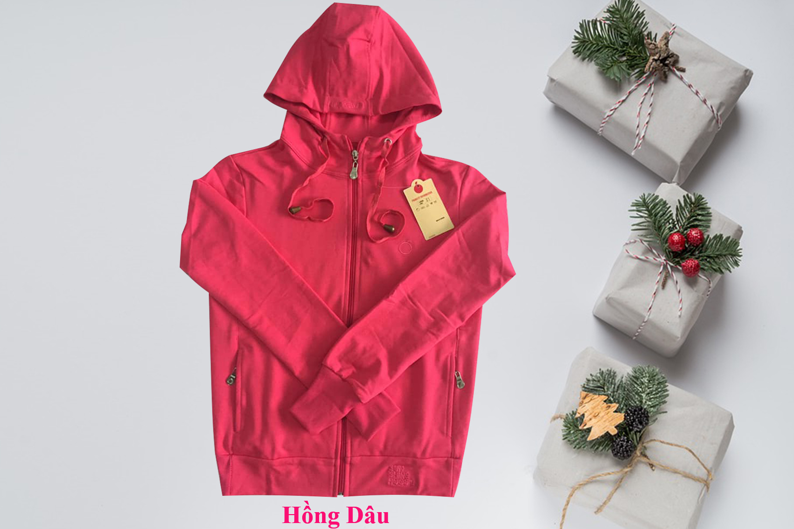 [HCM]ÁO KHOÁC NỮ ĐỎ ĐÔ- CHẤT ĐẸP