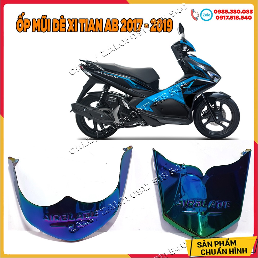 ✅ ỐP MŨI DÈ XI  TITAN AIR BLADE 2016-2019 ( BẢO VỆ DÈ TRƯỚC SAU –GIÁ 1 BỘ) ✅