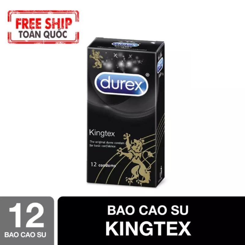 Bao cao su Durex Kingtex size cỡ nhỏ 12s [che tên sản phẩm] cao cấp