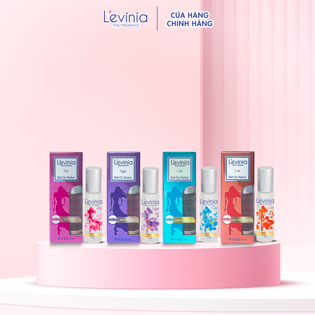 Nước Hoa Cao Cấp Dạng Lăn L'evinia RITZ 9ml