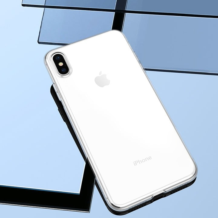 Ốp lưng iPhone XS Max silicon trong suốt hiệu KST Design