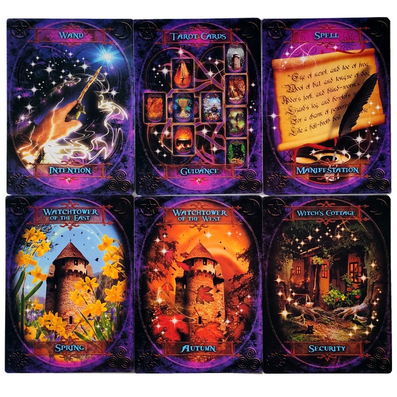 Bài Tarot Oracle Witches Wisdom 47 Lá Bài Tiếng Anh