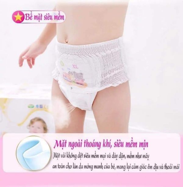 50 chiếc Bỉm trần quần Hana đủ size cho con yêu