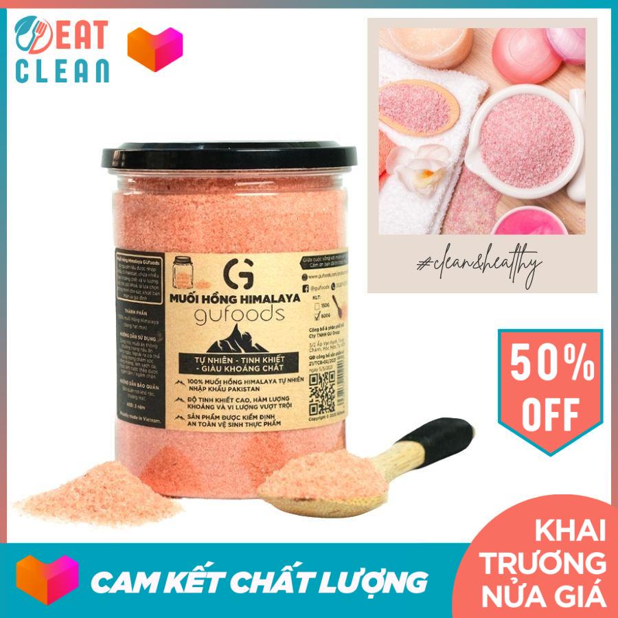 Muối hồng Himalaya GUfoods (dạng hạt mịn)