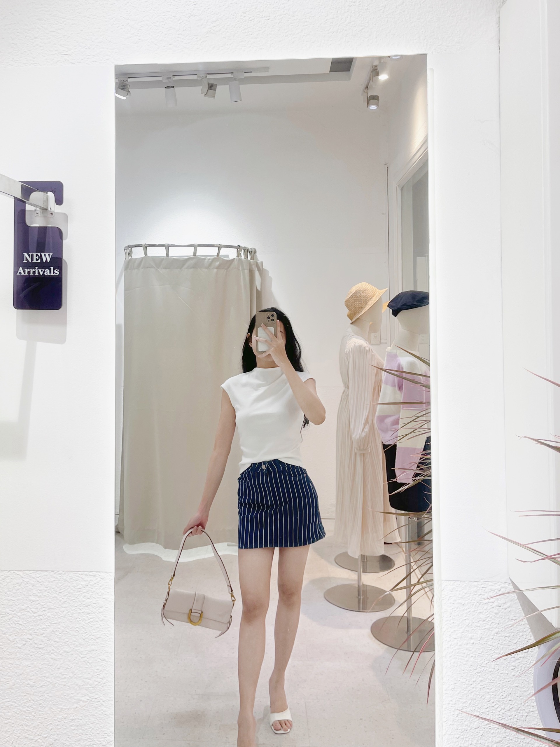 Áo cổ lọ croptop thun gân cộc tay AfterBefore