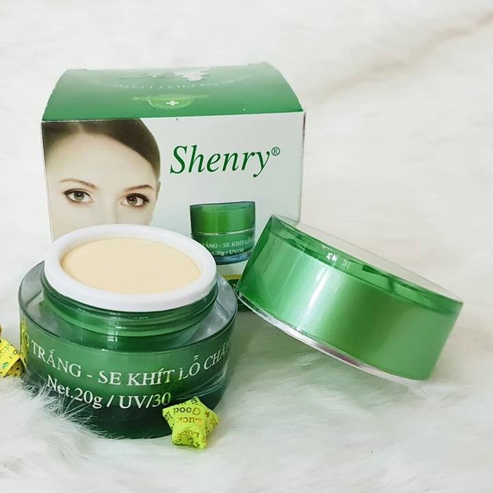 KEM DƯỠNG TRẮNG DA SE KHÍT LỖ CHÂN LÔNG SHENRY