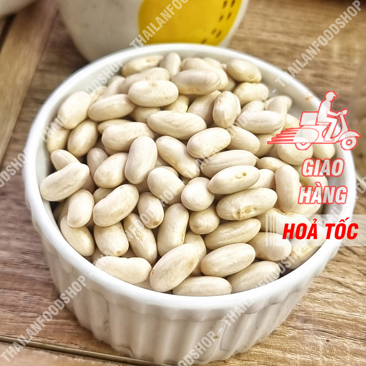 Đậu Trắng Tây Túi 500Gram (White Kidney Beans/ Đậu Thận/ Đậu Đà Lạt / Đậu Ngự)