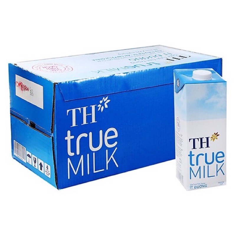Sữa tươi TH True Milk 180ml và 1L