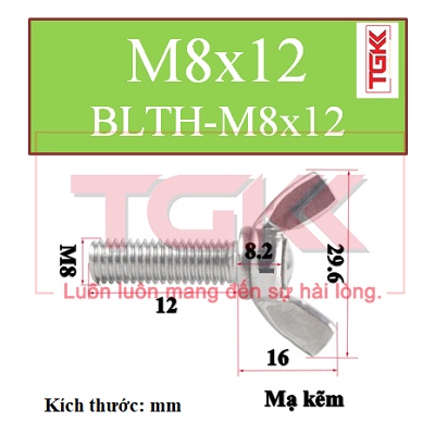 Bulong tai hồng mạ kẽm M8