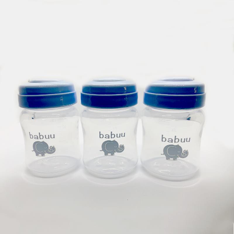 Bộ 3 bình trữ sữa Babuu 125ml