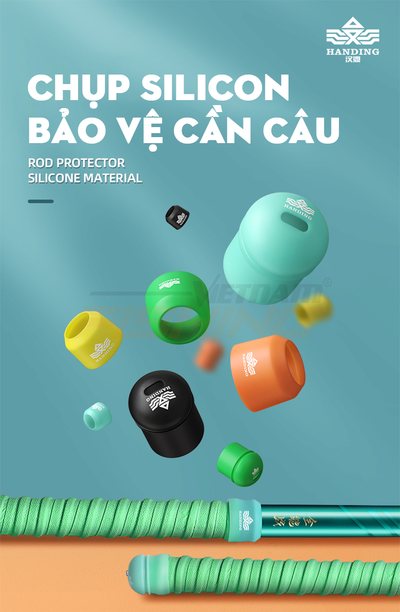 [Ảnh thật] [Chính hãng] Chụp Silicol bảo vệ cần câu Handing