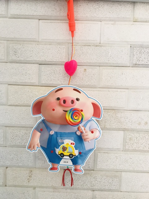 Lồng đèn trung thu 2 mảnh đáng yêu cho bé