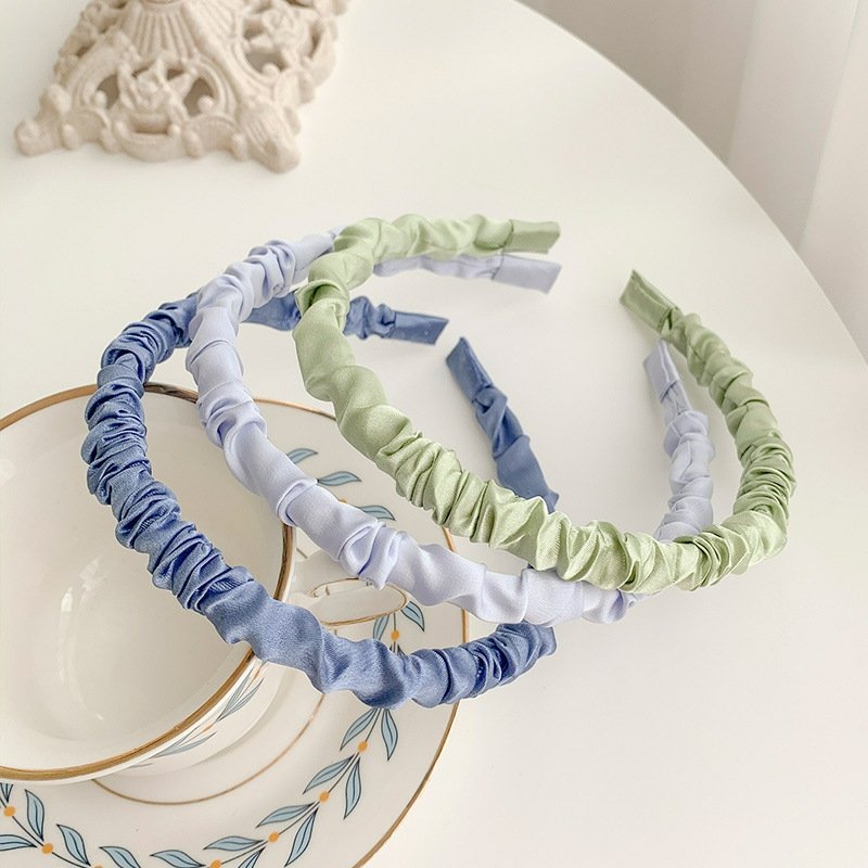BỜM CÀI TÓC SATIN NHÚN
