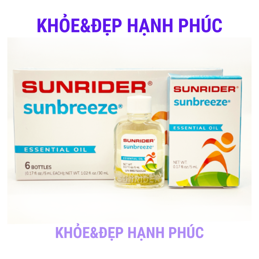 Combo 6 lọ tinh dầu sunbreeze essential oil - 5ml/lọ