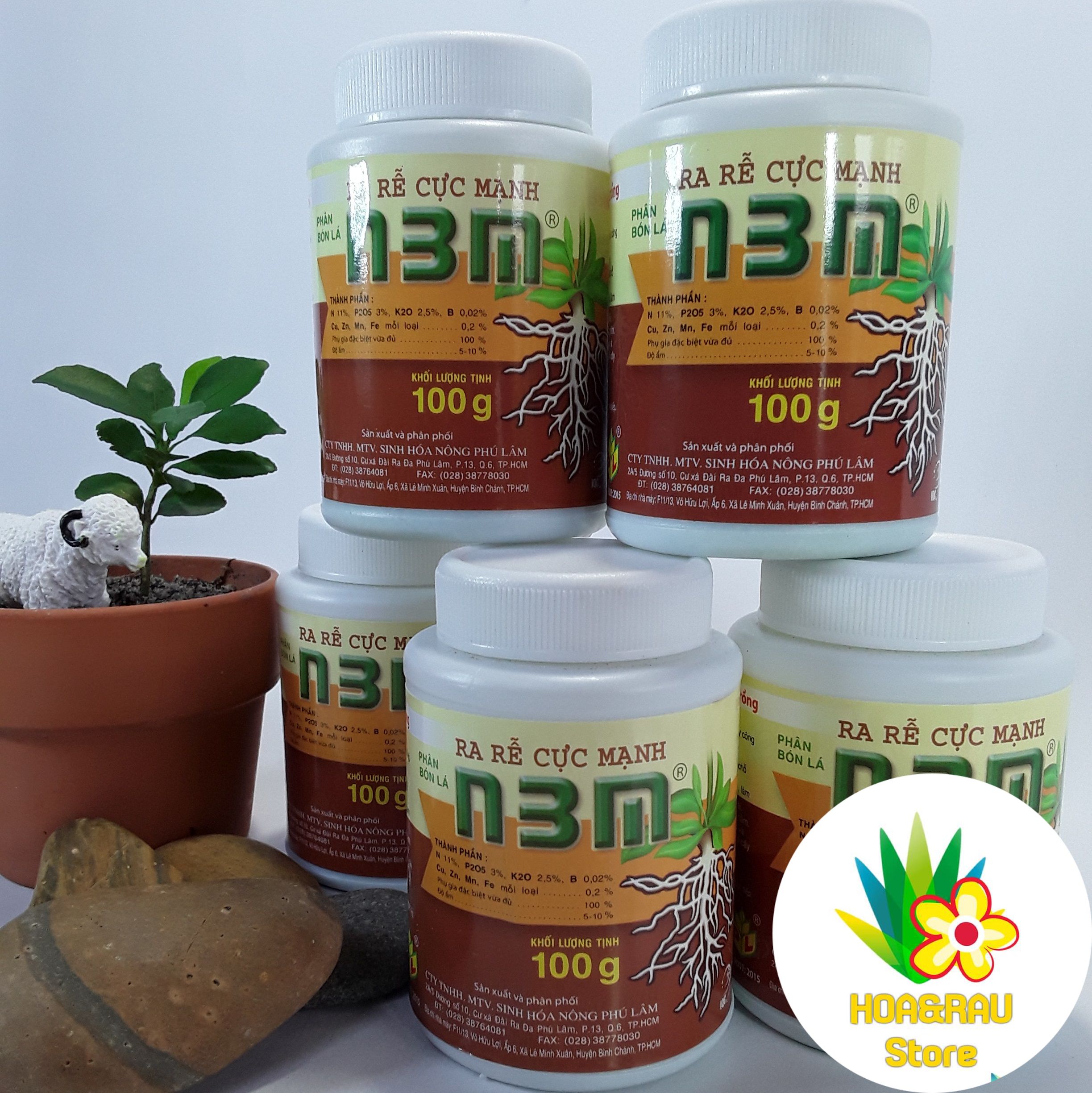 Phân Bón Siêu Ra Rễ N3M hũ 100G