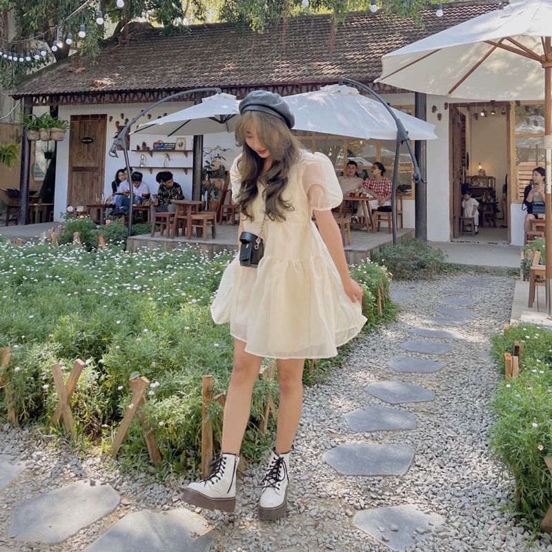 (Oldschoolcloth)aila Dress (ảnh thật/video)